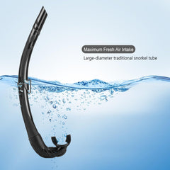LUXPARD Diving Snorkel, Foldable Silicone Snorkel for Freediving, Skin Diving, Spearfishing, and Scuba Diving