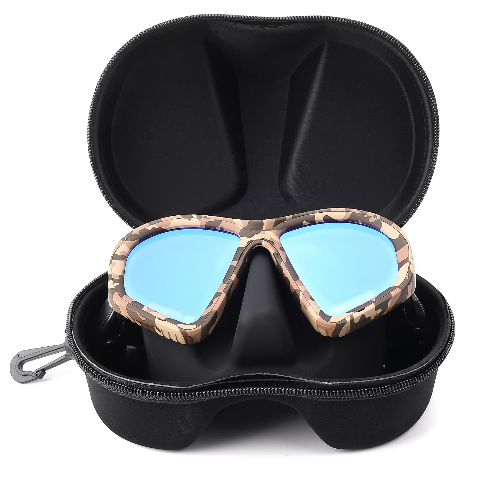 LUXPARD Diving Mask, Scuba Mask for Scuba Diving, Snorkeling, Free Diving, and Skin Diving. Anti-Fog Anti-Leak Low Volume Dive Mask with UV Coated Lenses, Scuba Gear for Adults